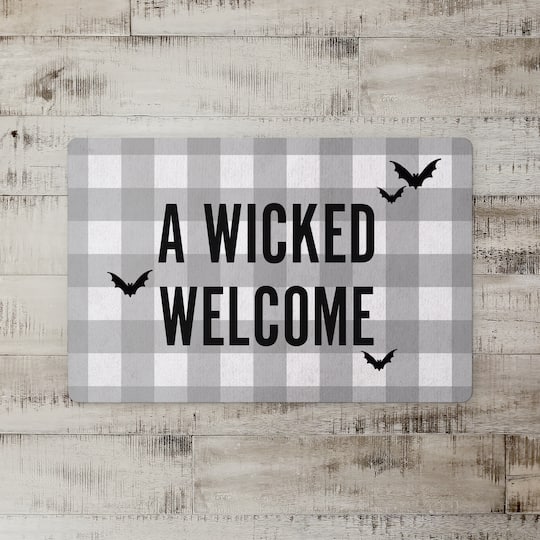 Wicked Home Gray Floor Mat